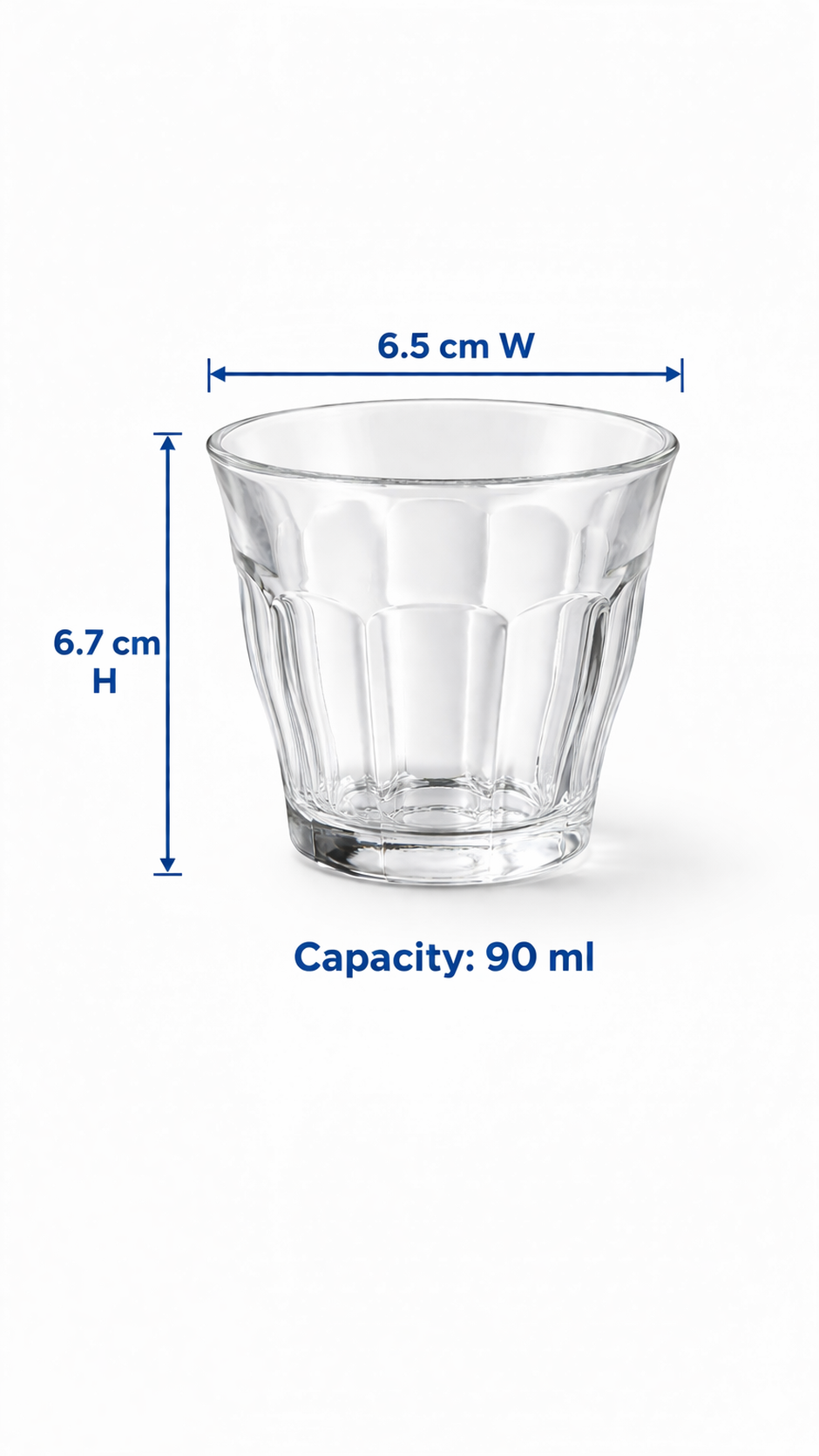 Duralex Piccolo Glass 90 ml